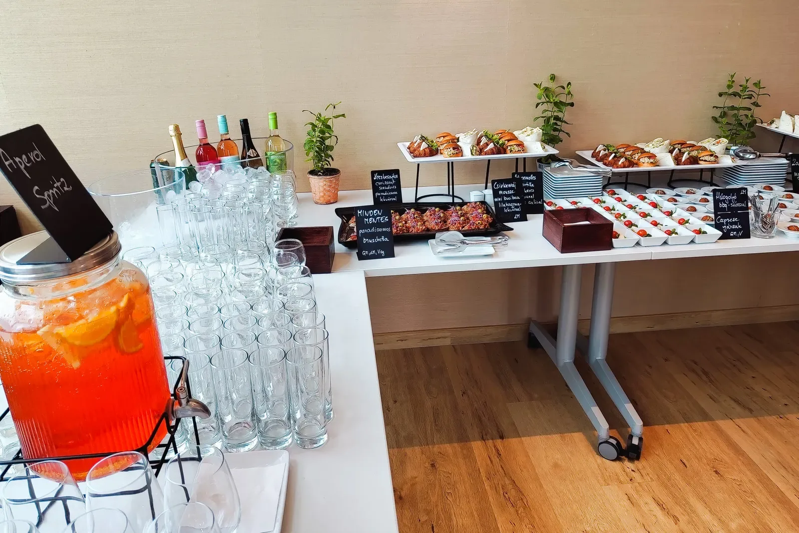 Office catering pillanat 10